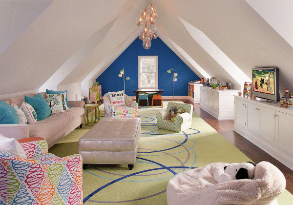 Attic Playroom Design Ideas