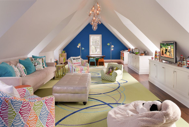 Attic Playroom Design Ideas
